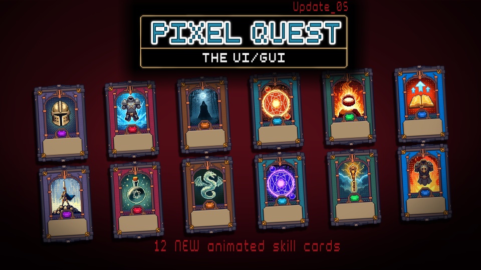 2Dピクセルクエスト Vol.3 - UI/GUI - 2D Pixel Quest Vol.3 - The UI/GUI