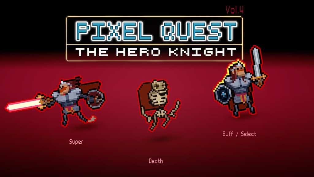 2Dピクセルクエスト Vol.4 - ヒーローナイト - 2D Pixel Quest Vol.4 - The Hero Knight