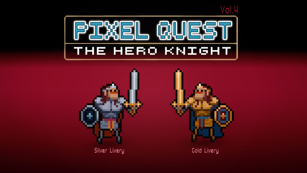2Dピクセルクエスト Vol.4 - ヒーローナイト - 2D Pixel Quest Vol.4 - The Hero Knight