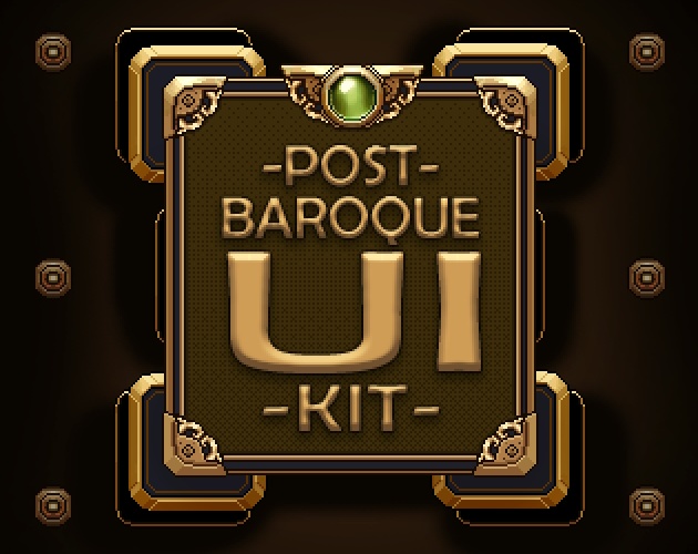 後期バロック風 UI/GUI キット - Post-Baroque UI/GUI Kit