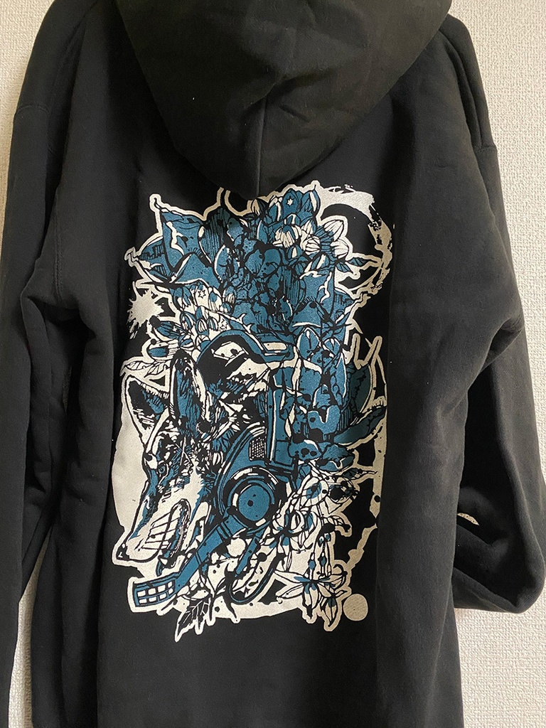 棘の饗宴/ジップパーカー