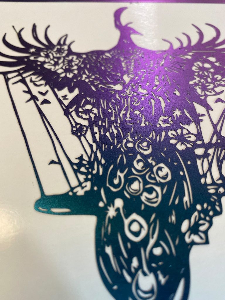 偏光カッティング/ターコイズ・ラベンダー(大サイズ)