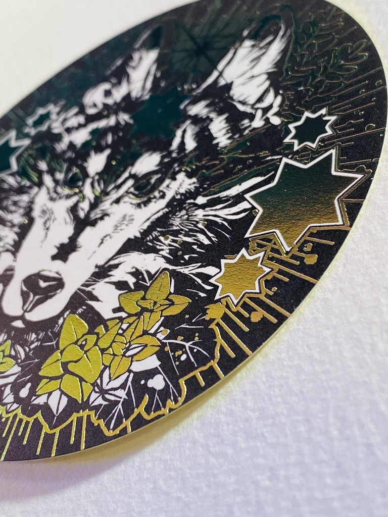 天狼星/箔押しシール【再販分】