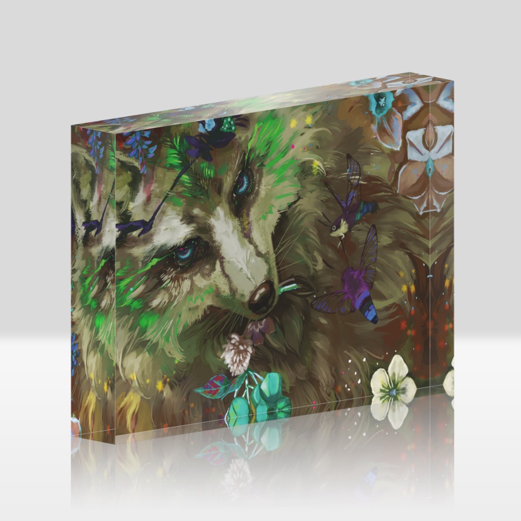 曦/アクリルブロック