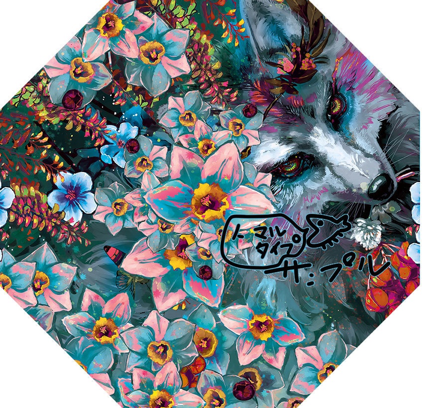 夜空を切り裂く、希望をもたらす最初の光。/長傘