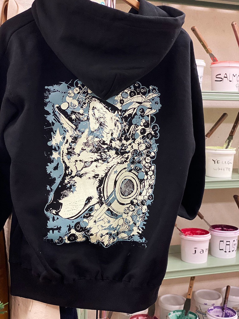 狼ヘッドホン2/パーカー