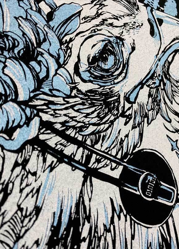 ヘビクイワシヘッドホン/Tシャツ