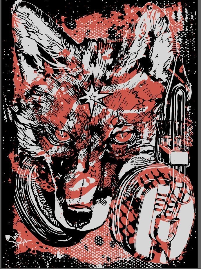 あかいきつね／Tシャツ