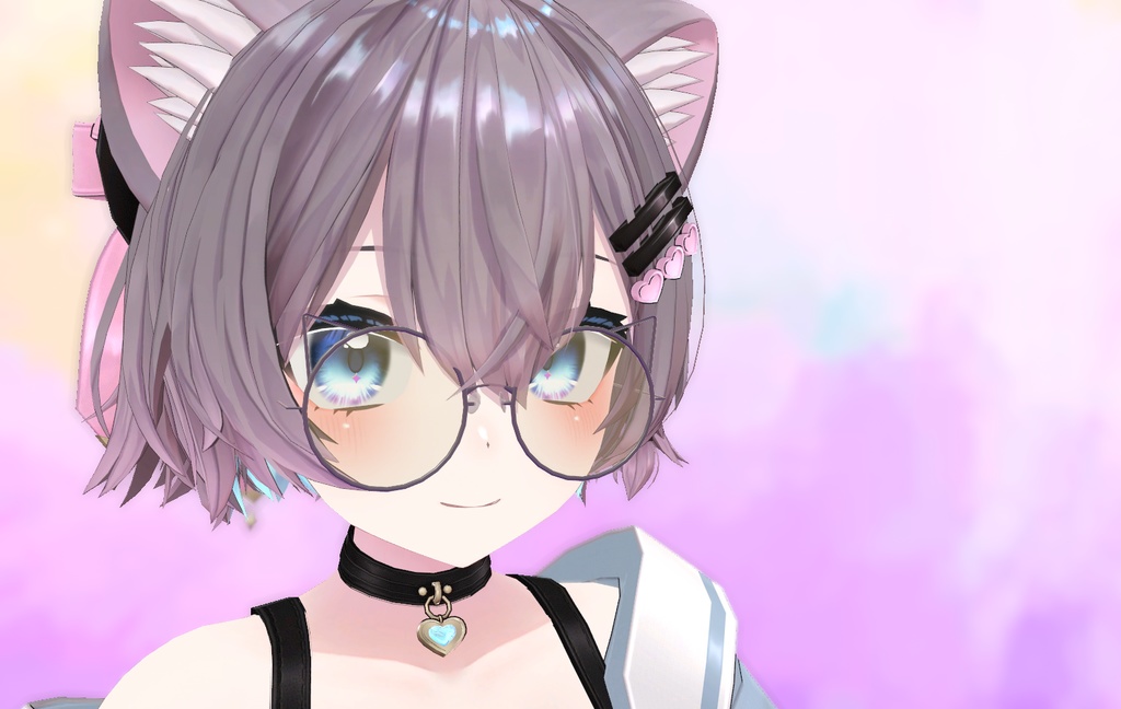 【Free】ねこめがね【VRCHAT想定】