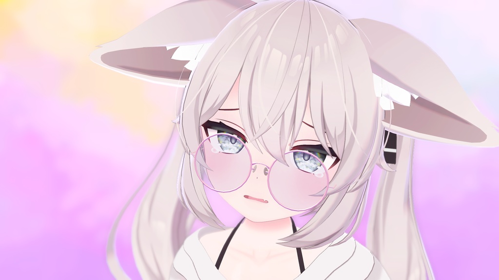 【Free】ねこめがね【VRCHAT想定】