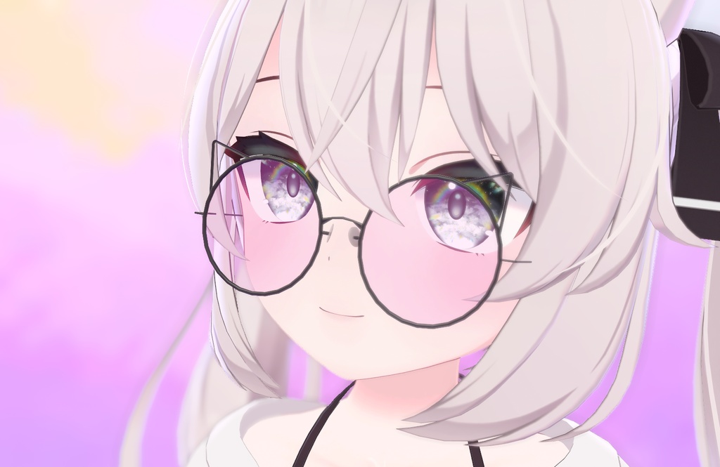 【Free】ねこめがね【VRCHAT想定】