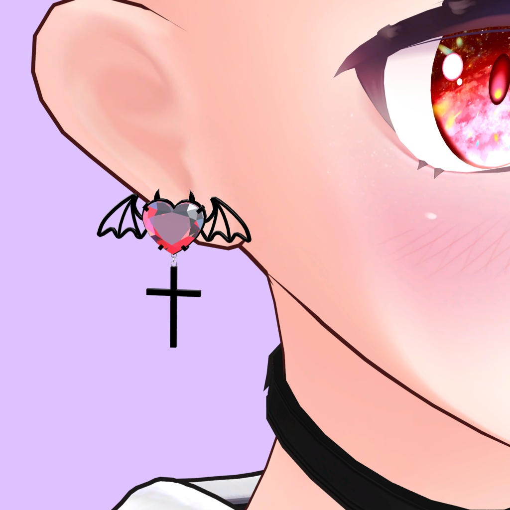 Free♡こあくまはーとリングセット【VRCHAT想定】