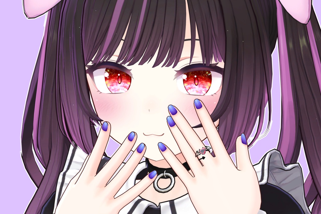 Free♡こあくまはーとリングセット【VRCHAT想定】