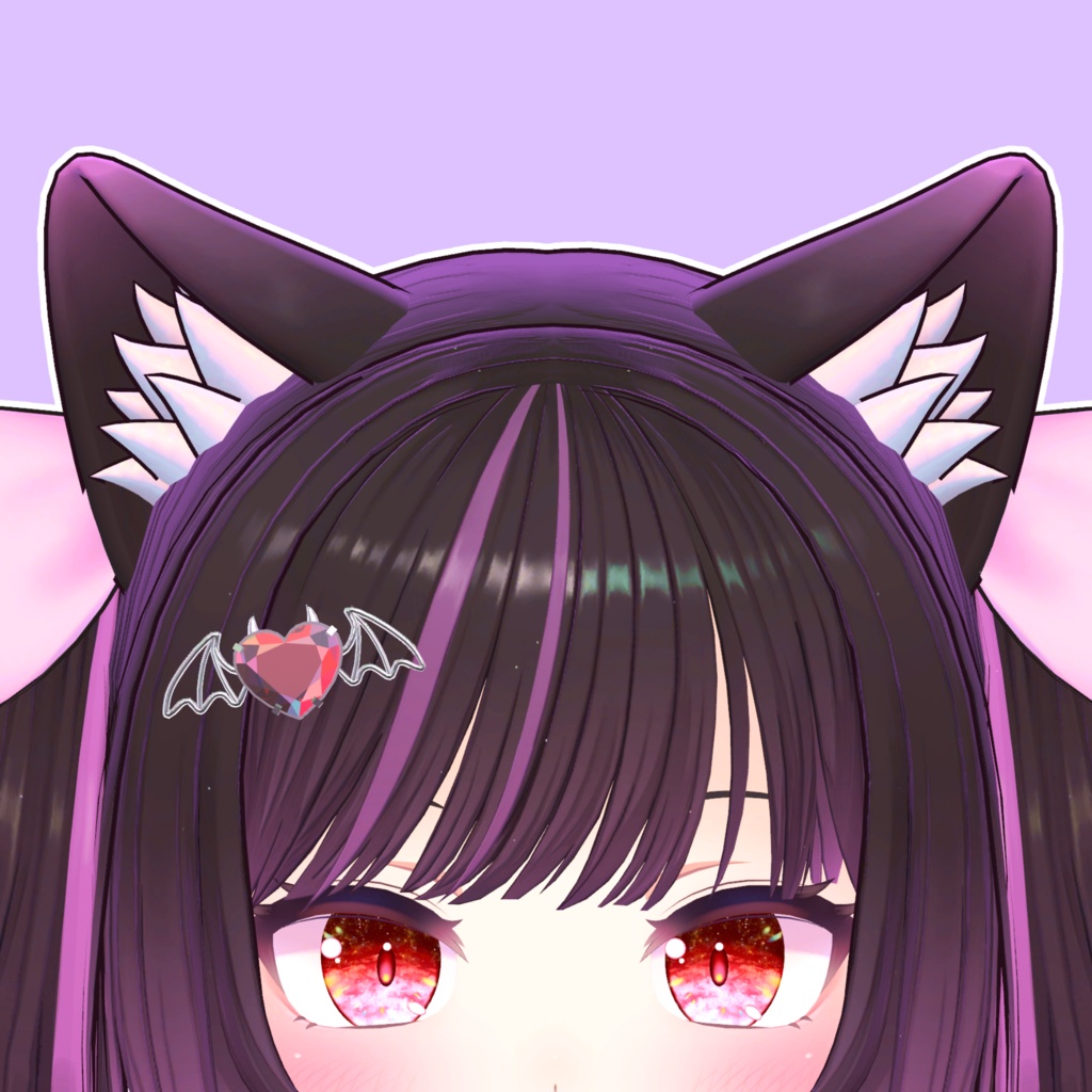 Free♡こあくまはーとリングセット【VRCHAT想定】