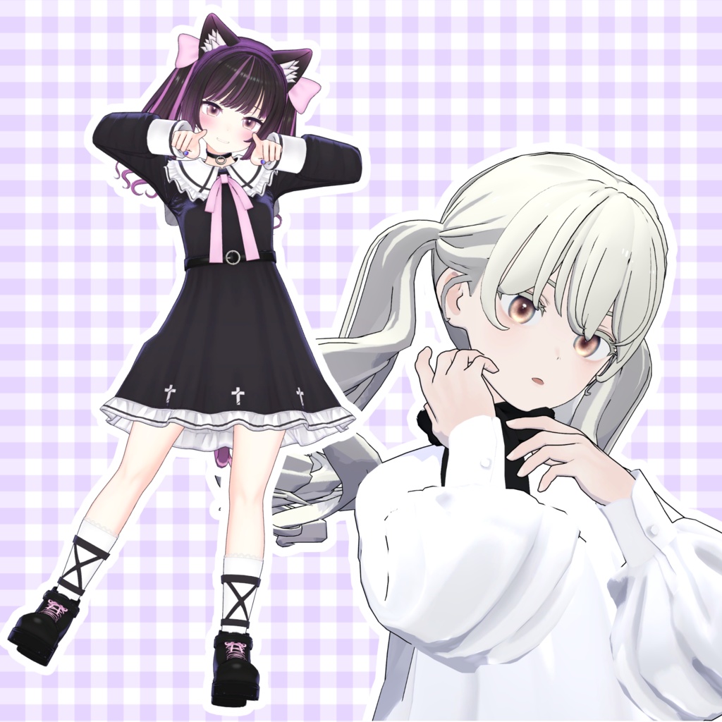 【Free版あり】サムネにつかえるかわいいポーズセット - animation pose set