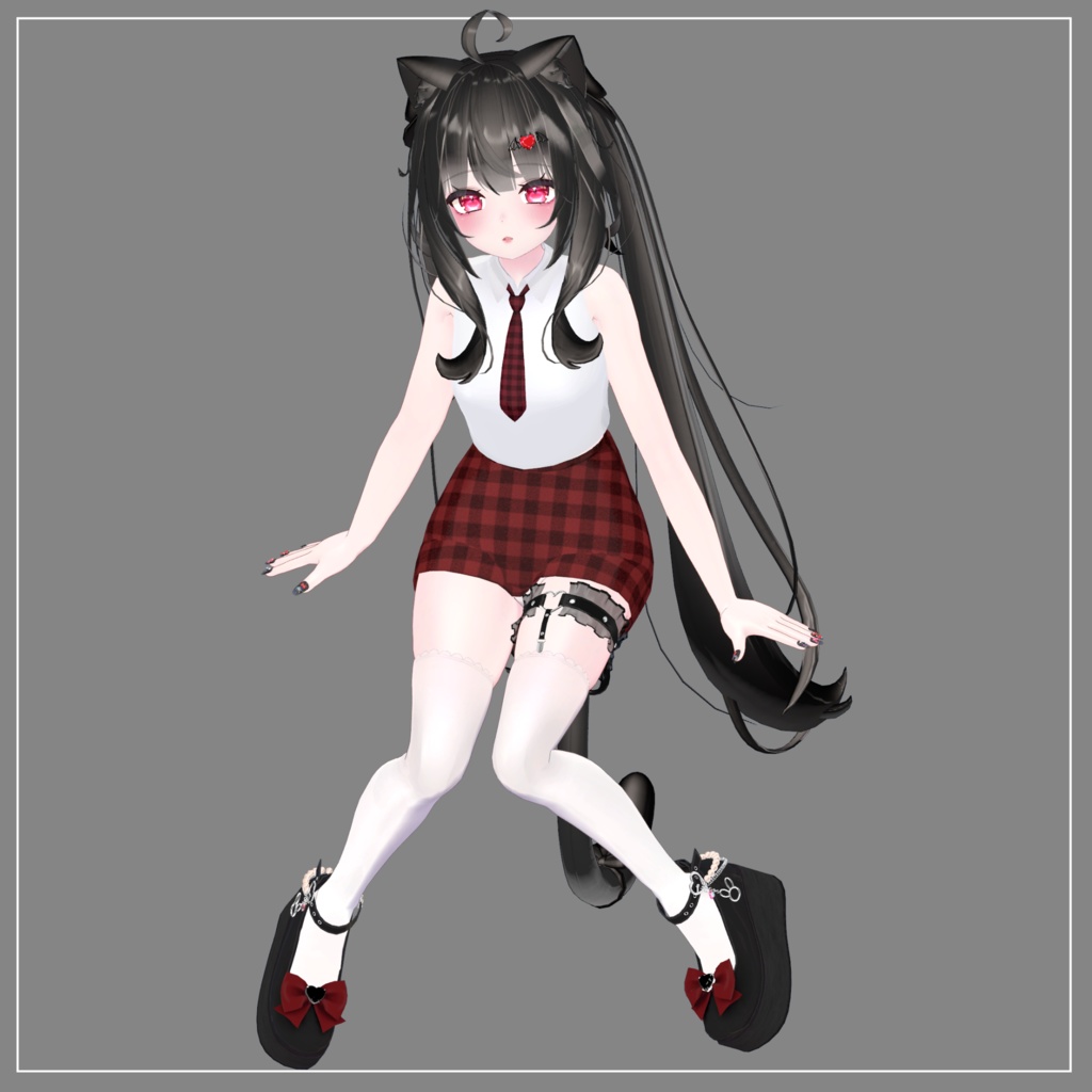 Heart Garter for Maya 【VRC想定】