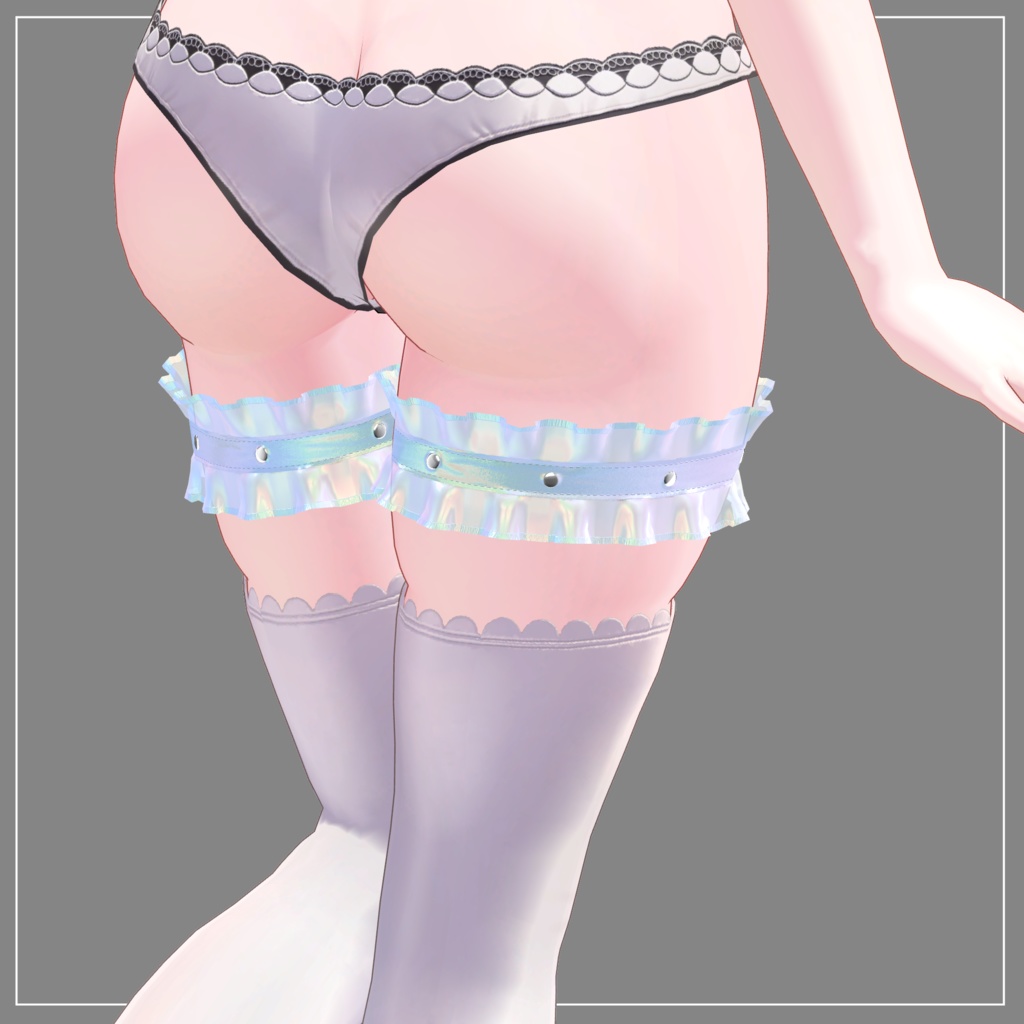 Heart Garter for Maya 【VRC想定】