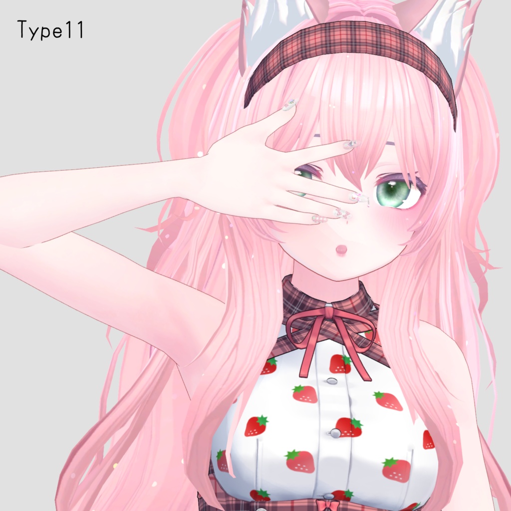 【Free】ネイルを見せたい時に使えるポーズセット13種 - animation pose set