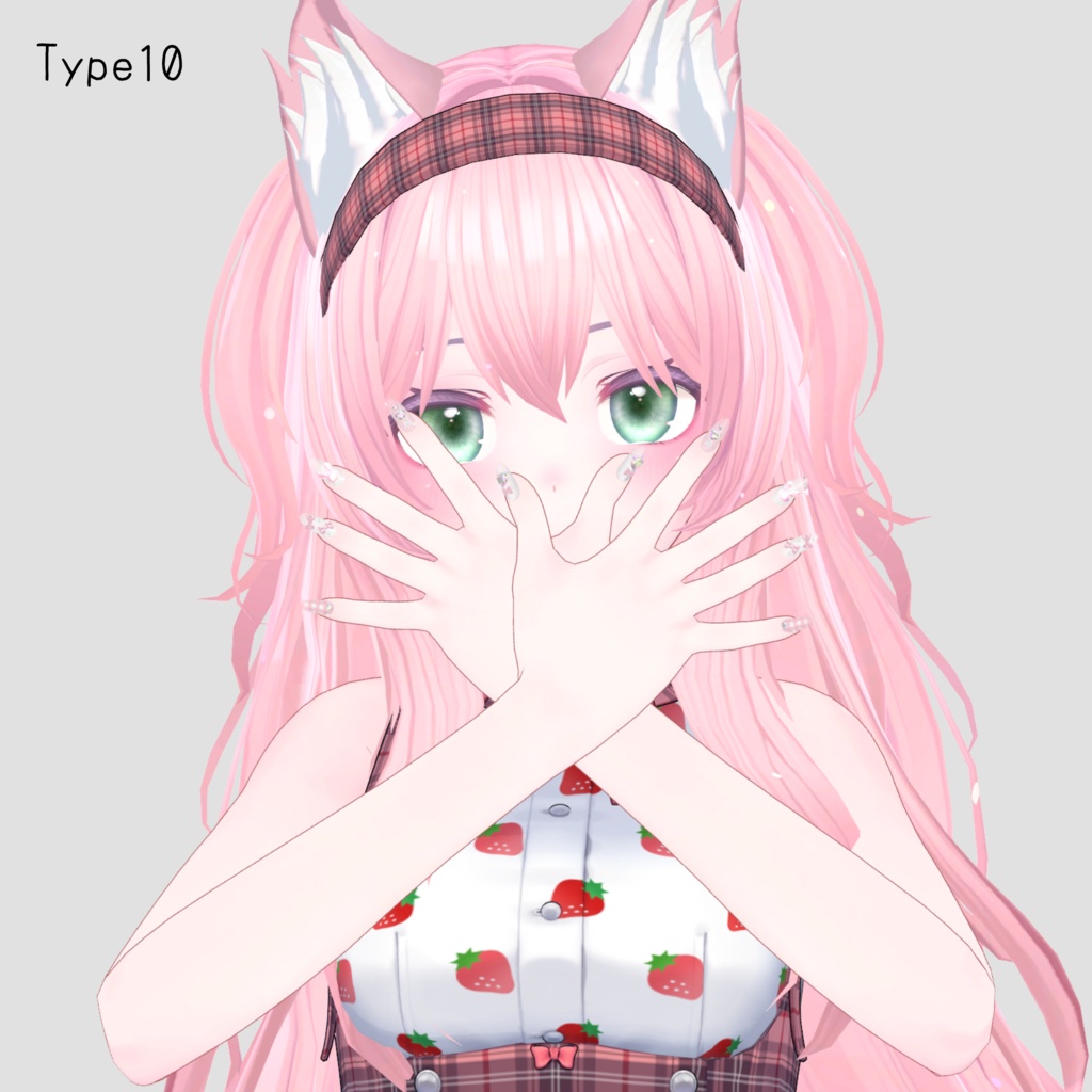 【Free】ネイルを見せたい時に使えるポーズセット13種 - animation pose set