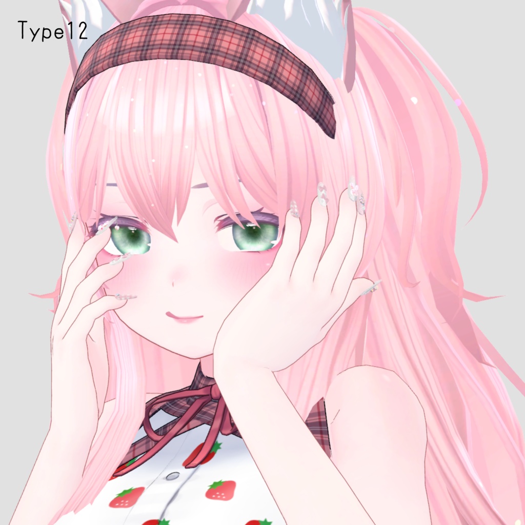 【Free】ネイルを見せたい時に使えるポーズセット13種 - animation pose set