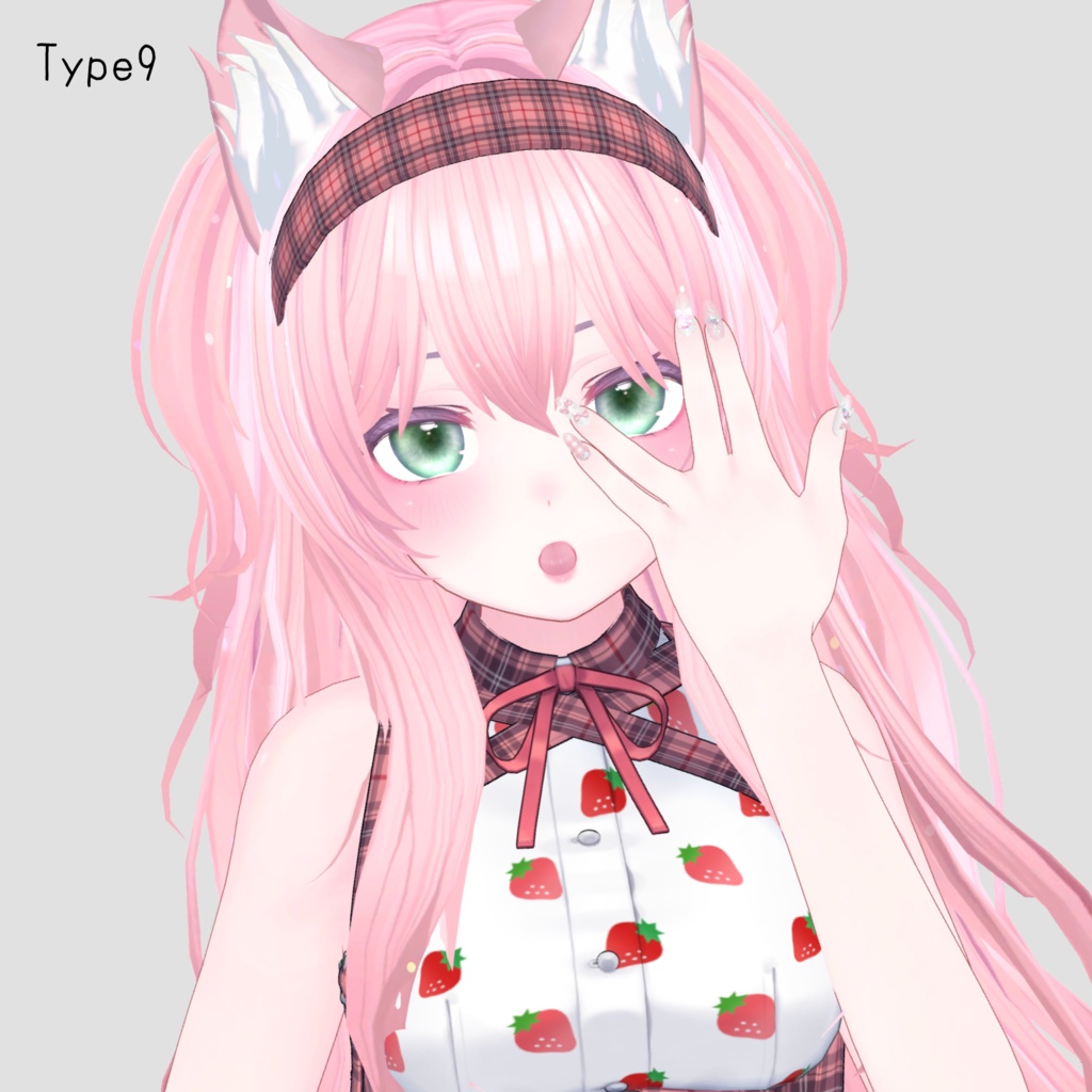 【Free】ネイルを見せたい時に使えるポーズセット13種 - animation pose set