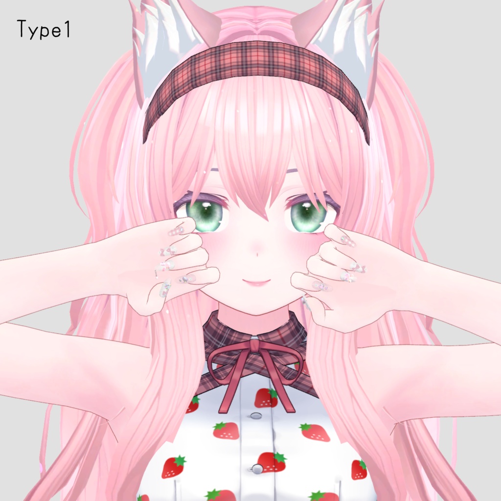 【Free】ネイルを見せたい時に使えるポーズセット13種 - animation pose set