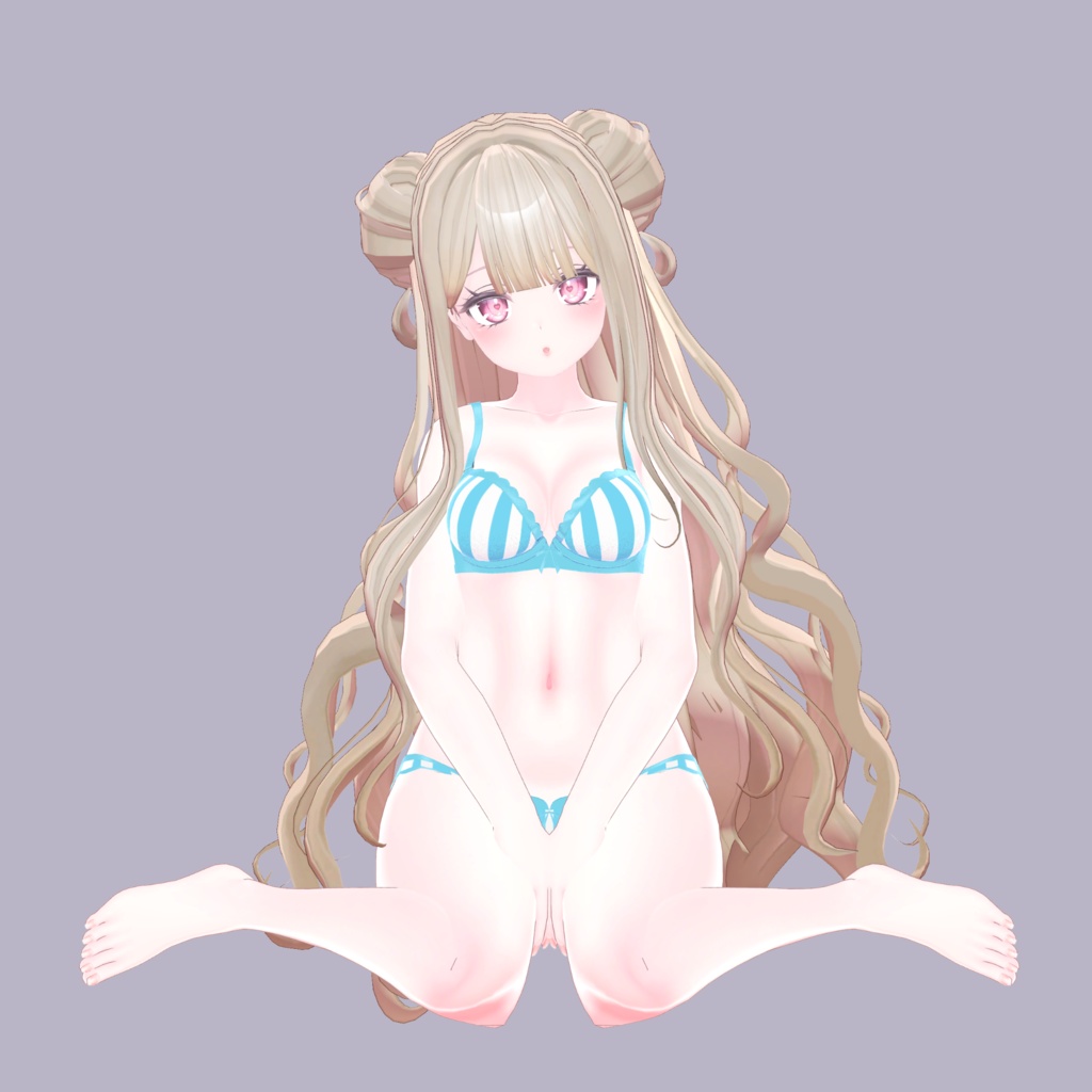 Lace Garter + Socks & Lingerie Texture Set for Selestia