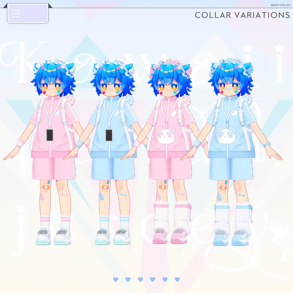 ♡ Kawaii Panda Jersey for SHIPILKA♡