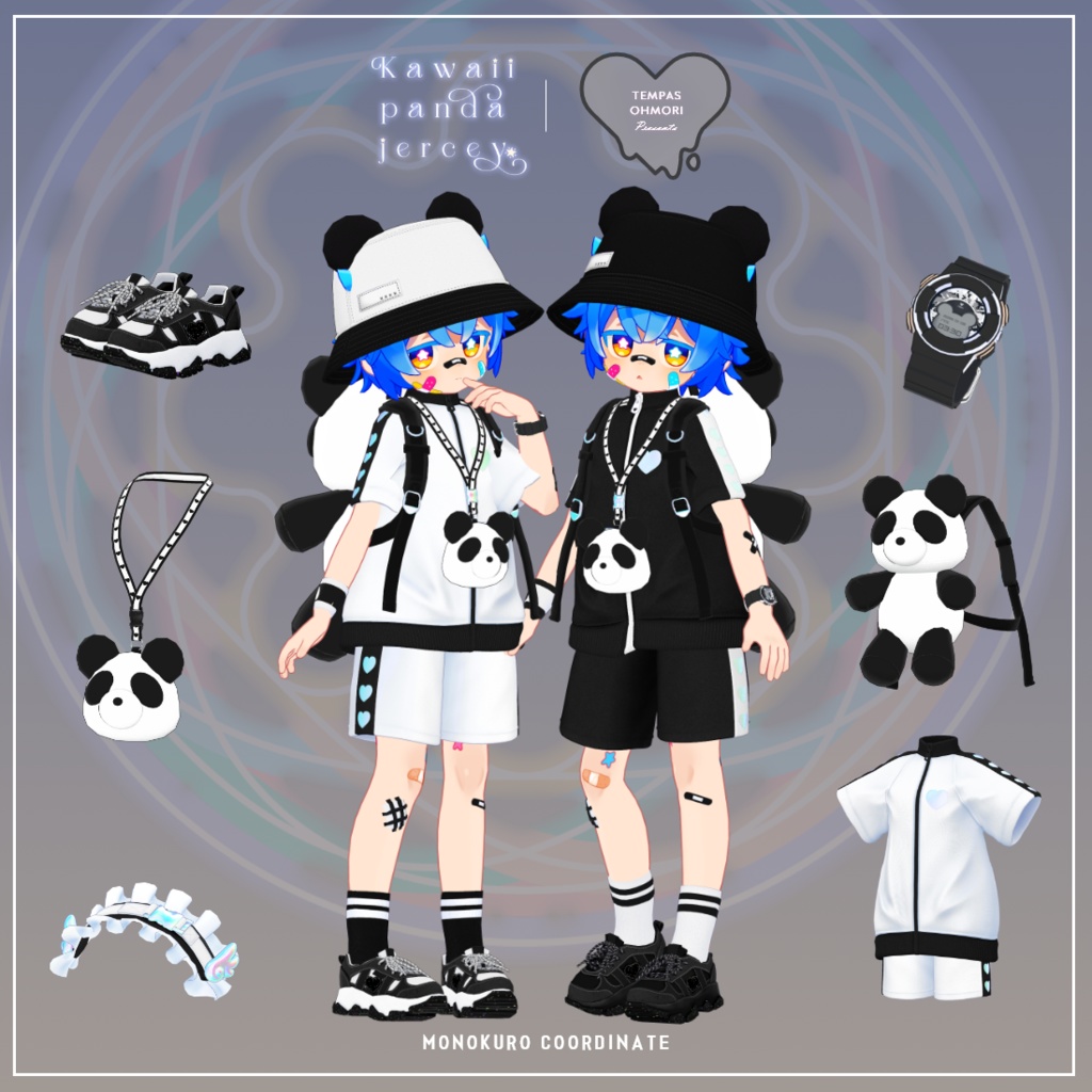 ♡ Kawaii Panda Jersey for SHIPILKA♡