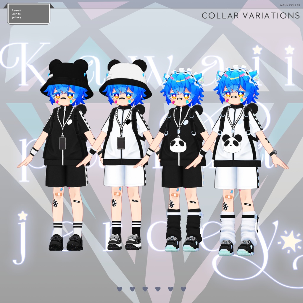 ♡ Kawaii Panda Jersey for SHIPILKA♡