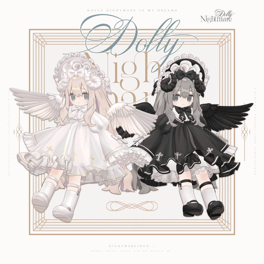 🖤Dolly Nightmare🖤 【まめふれんず対応衣装】