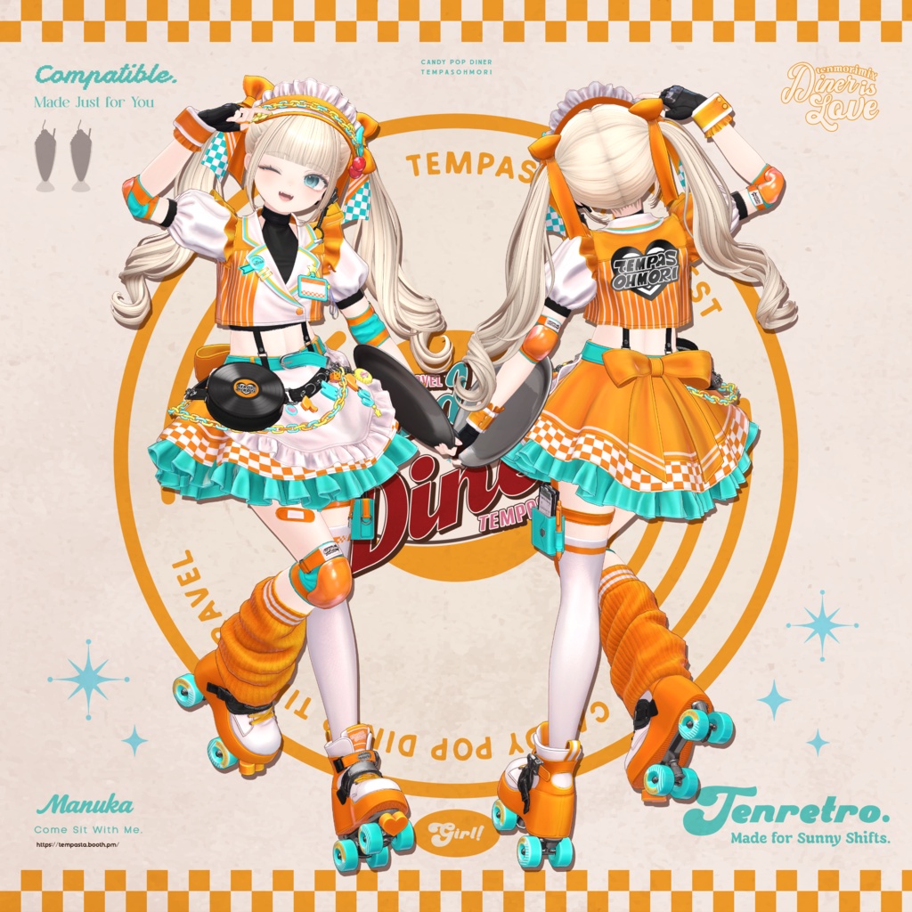 Sale! 🍔CANDY POP DINER🍔【25アバター対応】