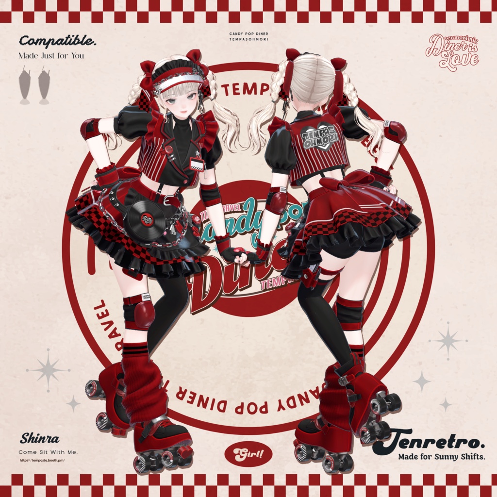Sale! 🍔CANDY POP DINER🍔【25アバター対応】