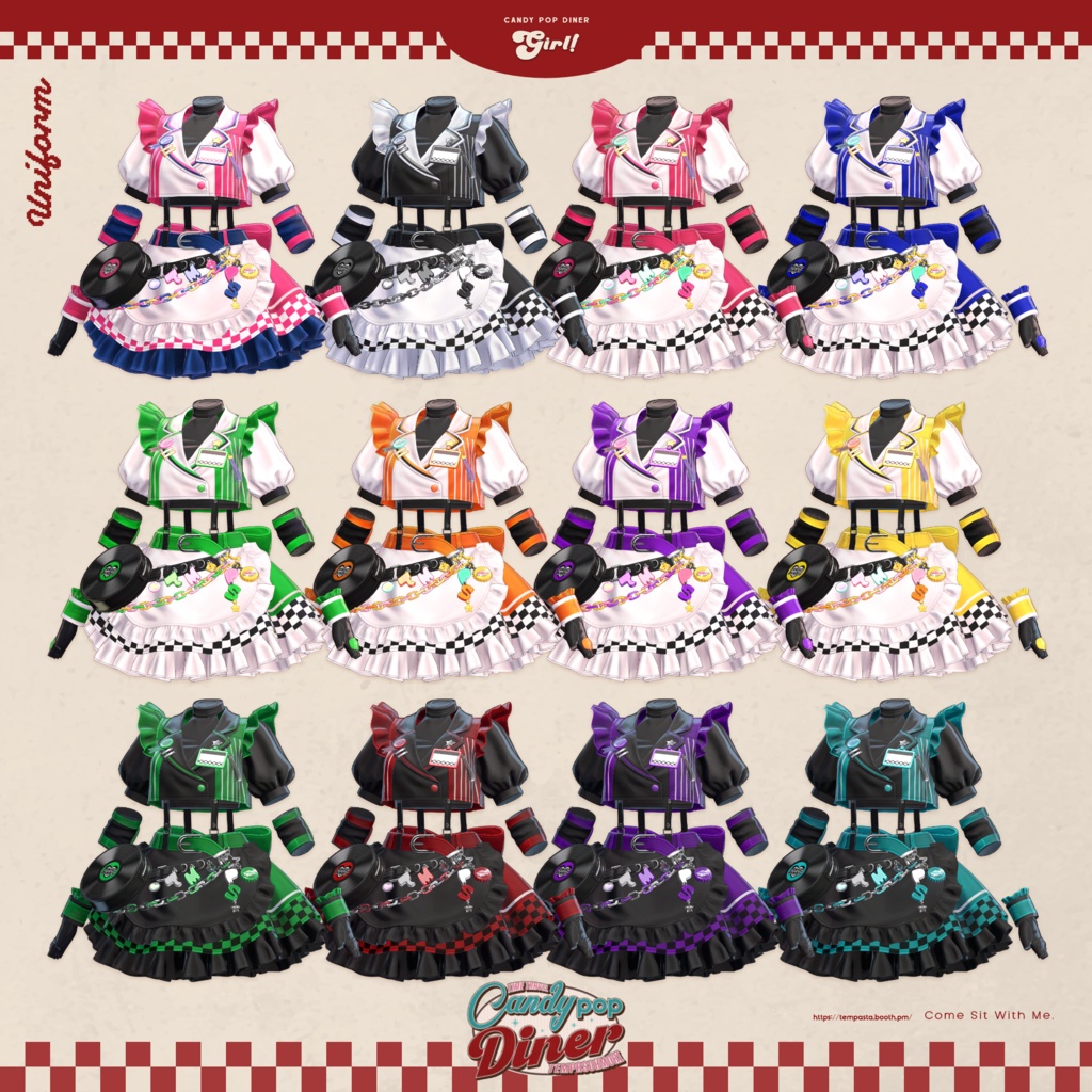 Sale! 🍔CANDY POP DINER🍔【25アバター対応】