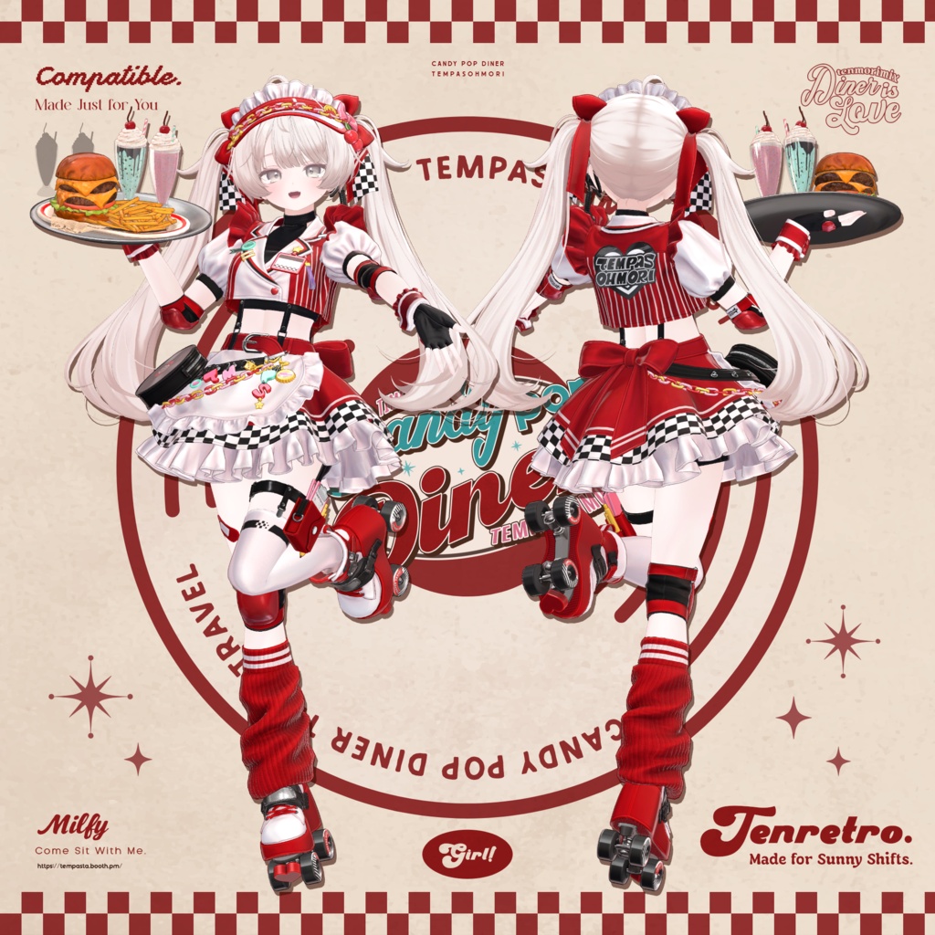 Sale! 🍔CANDY POP DINER🍔【25アバター対応】