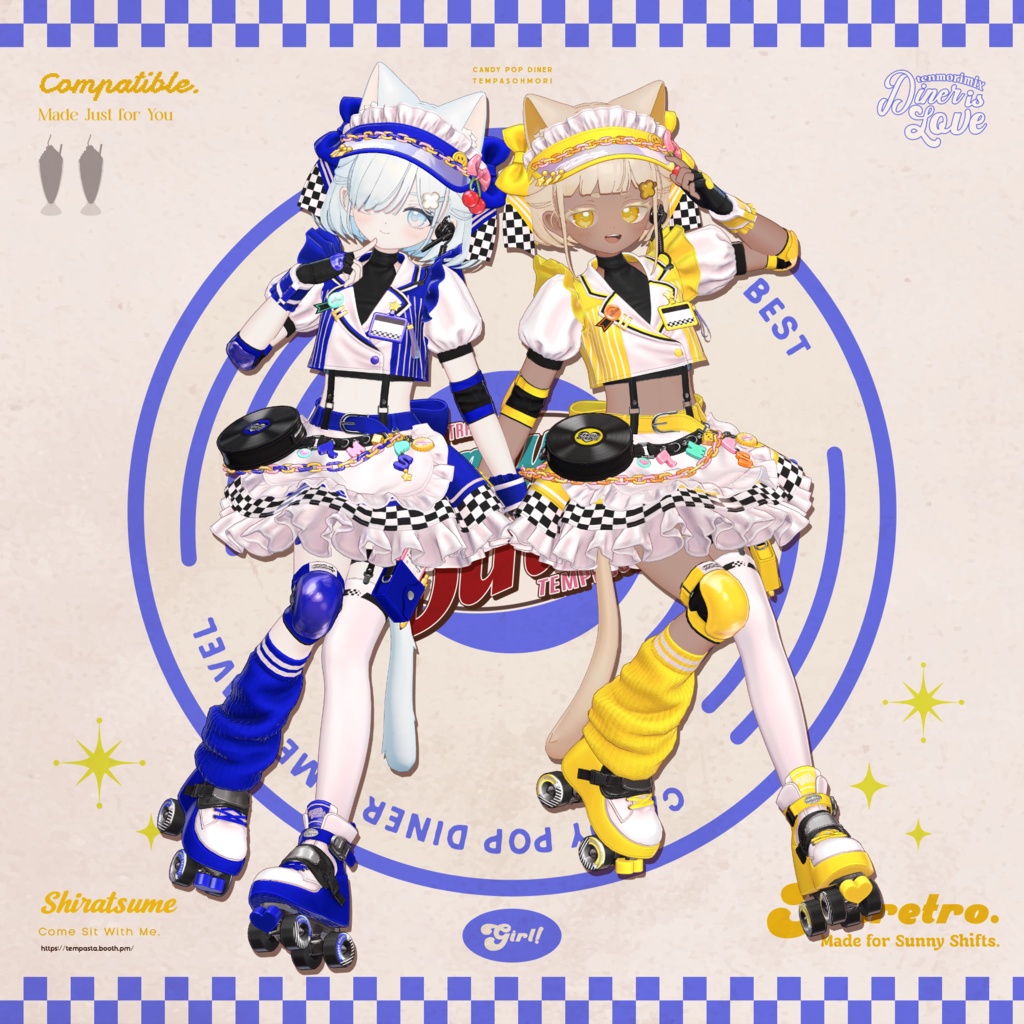 Sale! 🍔CANDY POP DINER🍔【25アバター対応】