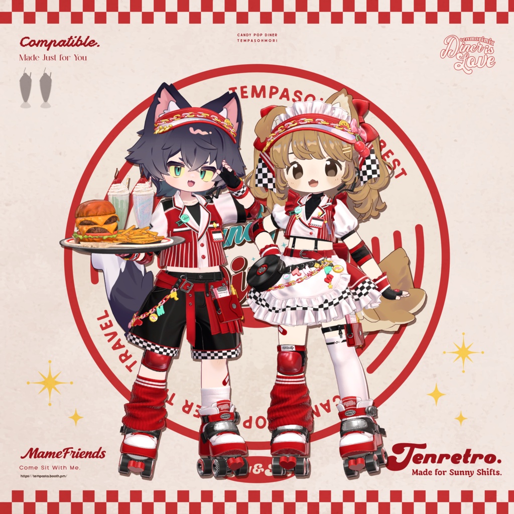 Sale! 🍔CANDY POP DINER🍔【25アバター対応】