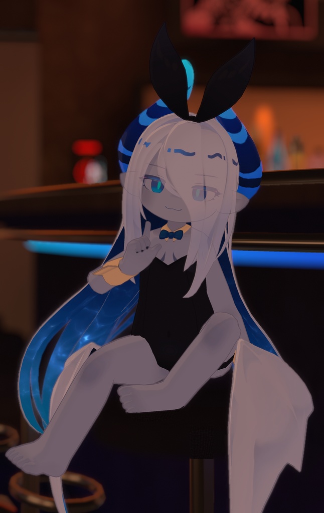 【ラグシエル・ネヴィアタン専用】シンプルバニー+無料眼帯追加