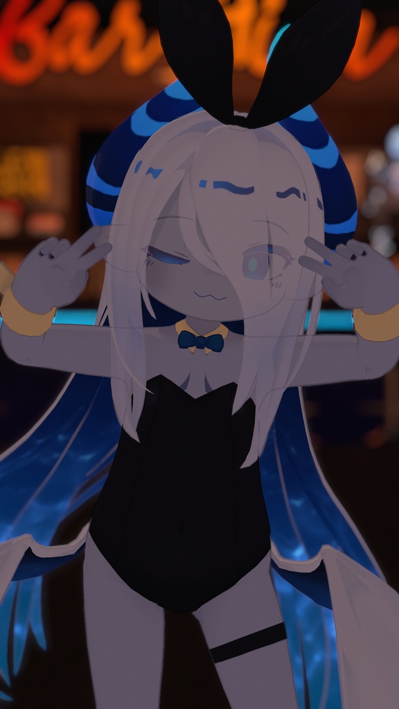 【ラグシエル・ネヴィアタン専用】シンプルバニー+無料眼帯追加