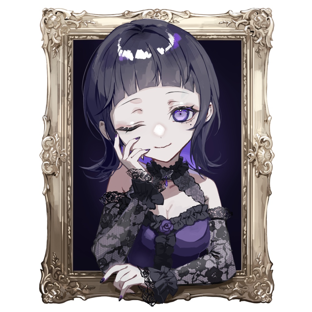 紫野 アクリルキーホルダー 01