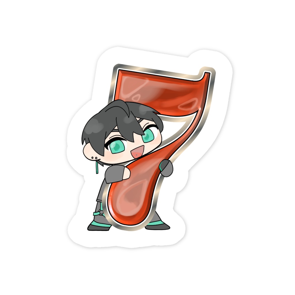 7のスマホステッカー