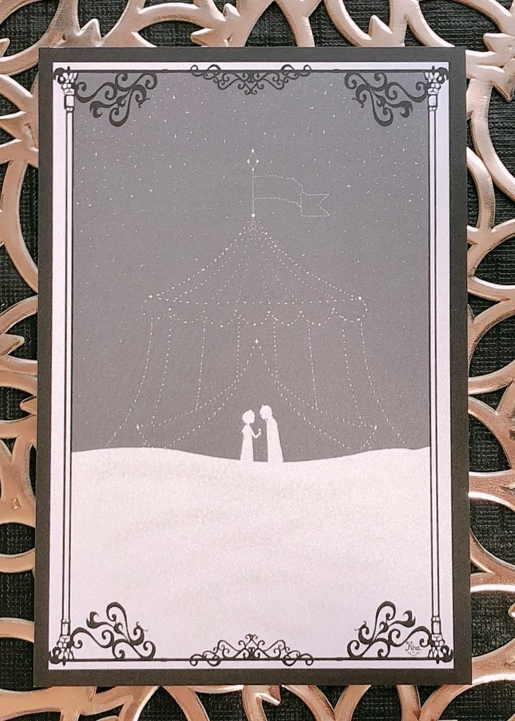 『常夜灯が消えるまえに』の 挿絵ポストカード2