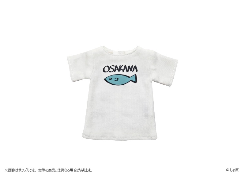 「うちのねこが女の子でかわいい」OSAKANA・Tシャツ(1/6ドールサイズ)