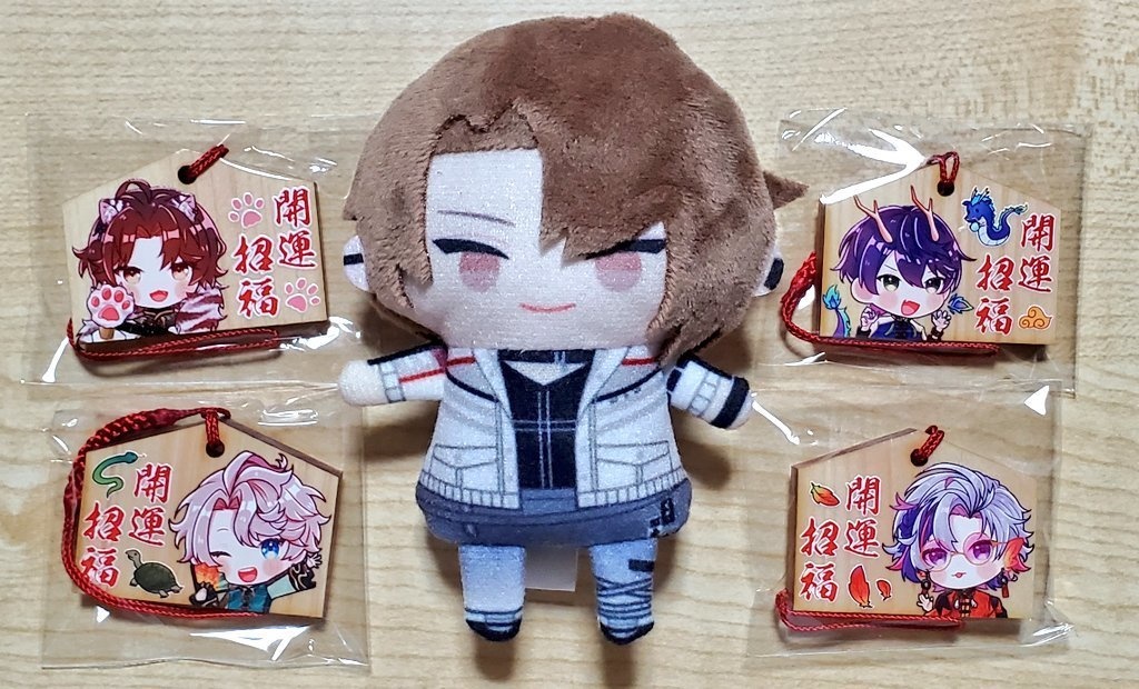 【非公式】四神ミニ絵馬ストラップ