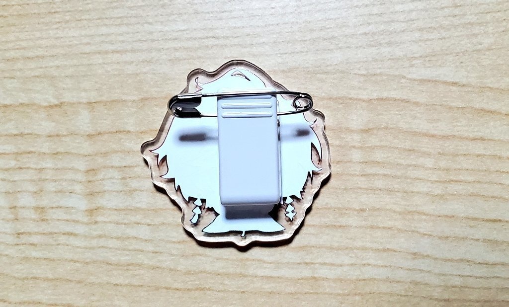 【非公式】ROF-MAOアクリルバッジクリップ