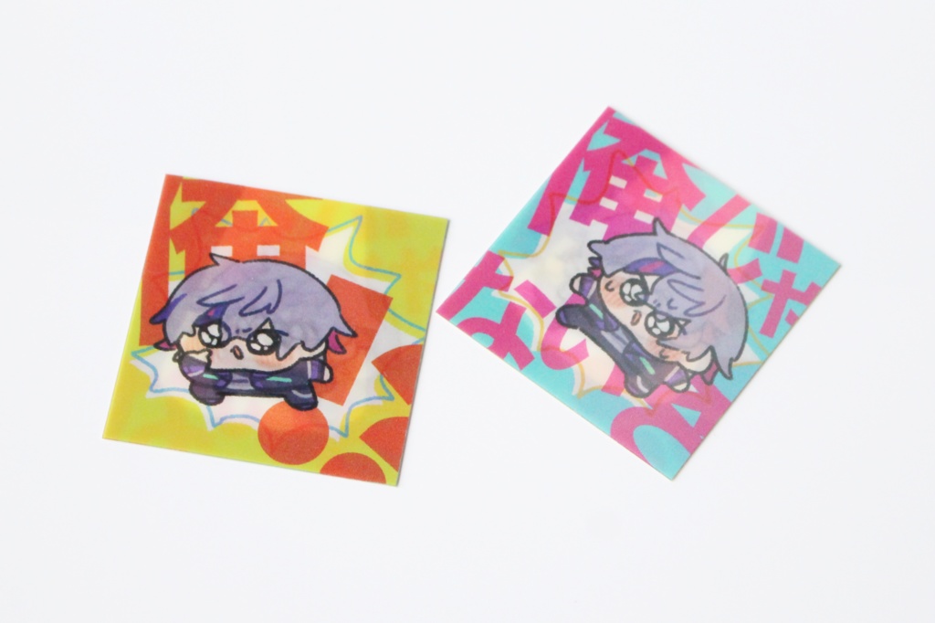 【非公式】不破湊　絵柄が変わるステッカー