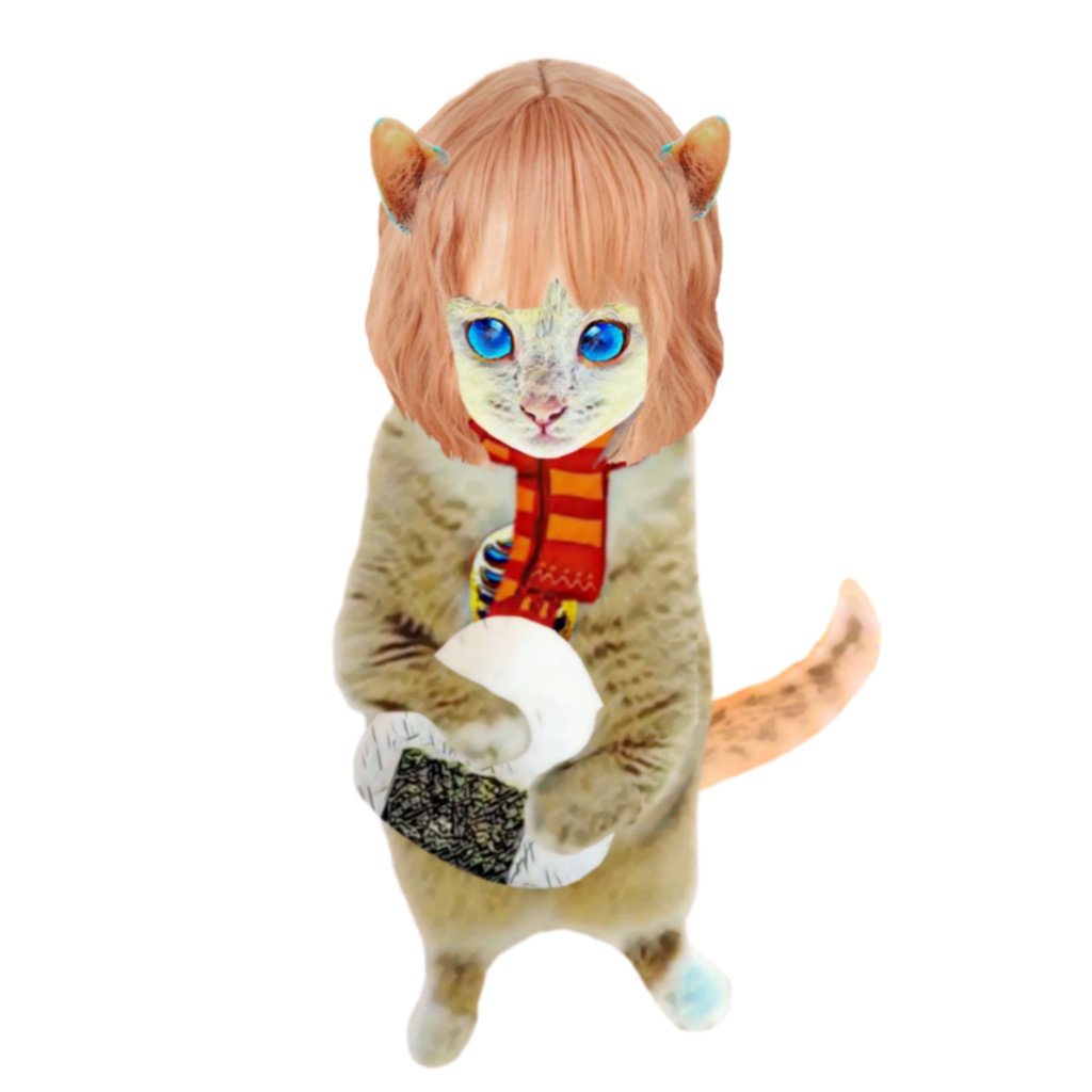 【キッズTシャツ】OMUSUBI CAT