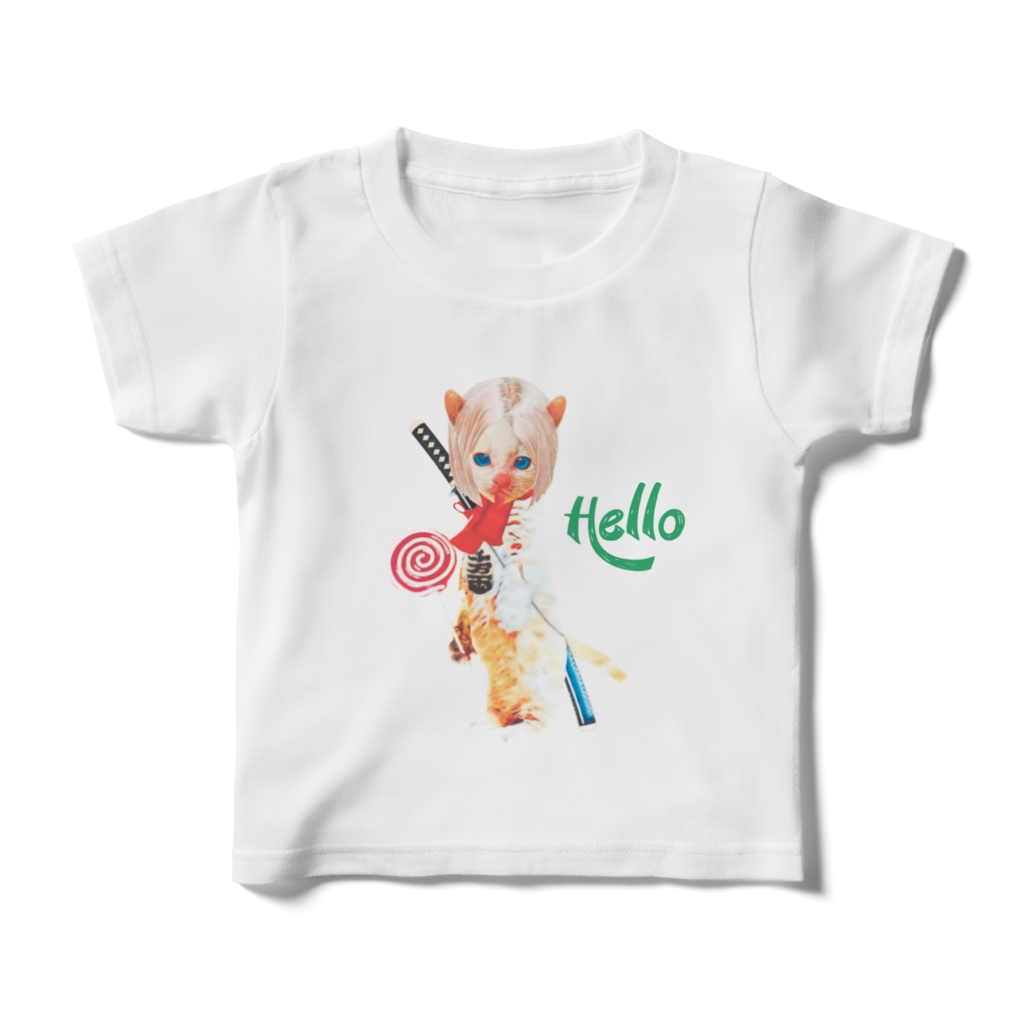 【キッズ Tシャツ】チビSamurai girl