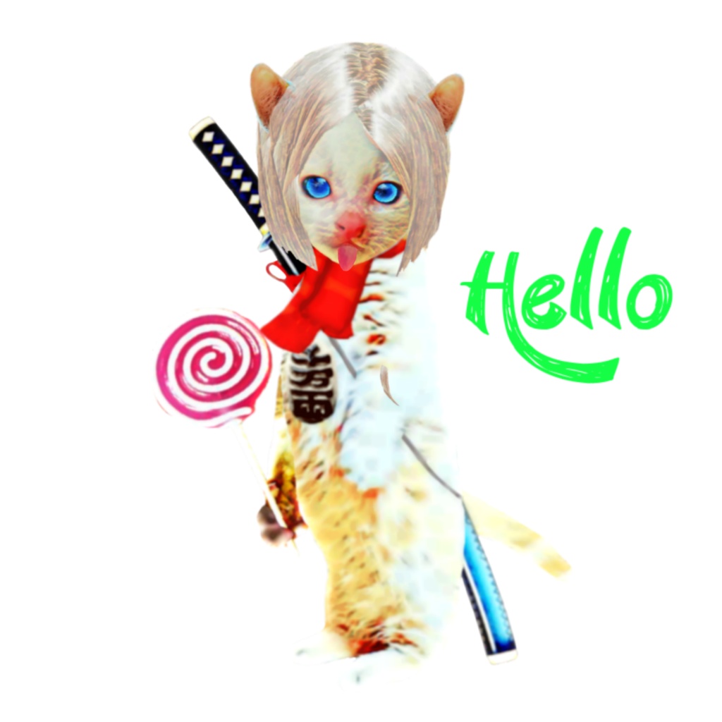 【キッズ Tシャツ】チビSamurai girl