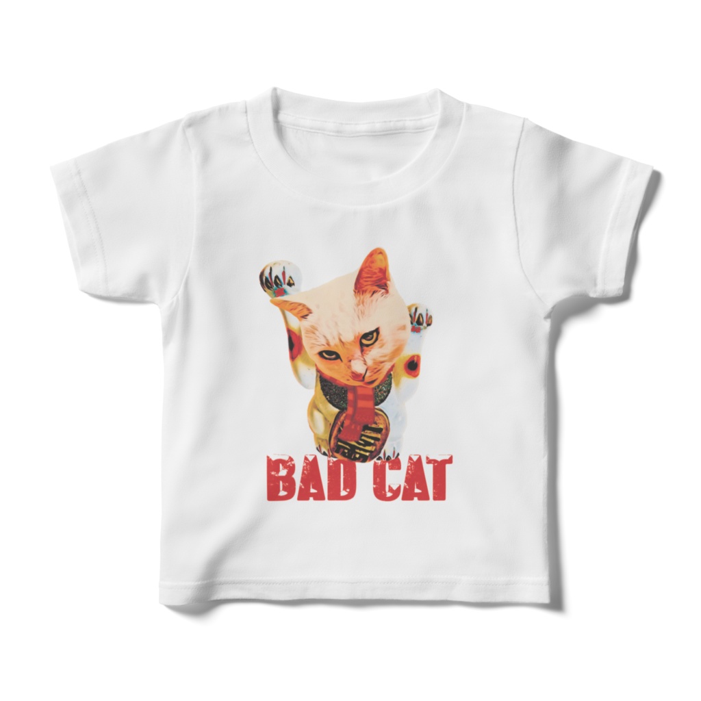【キッズ Tシャツ】BAD CAT 招き猫